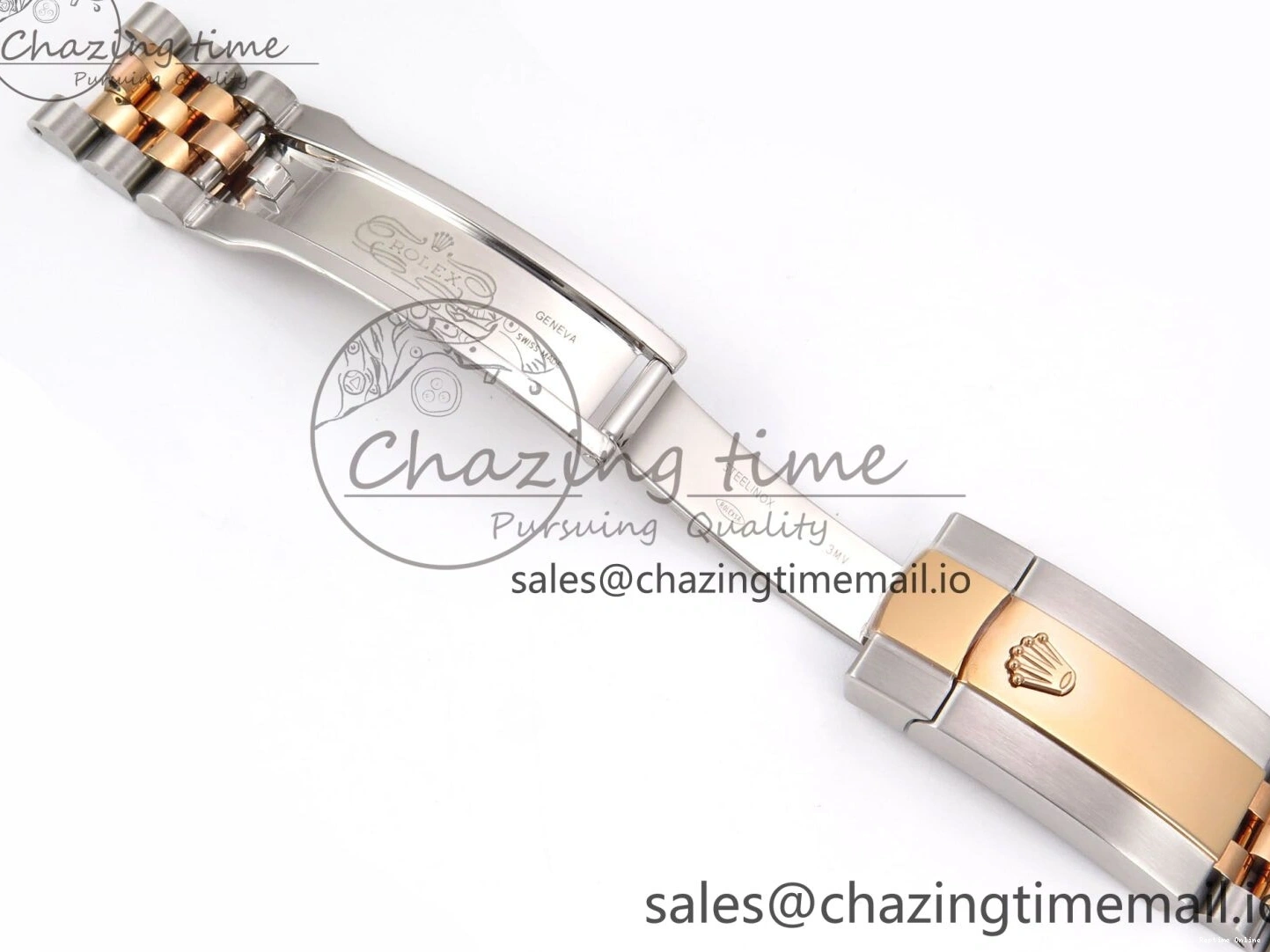 0208 DateJust 41 126331 EWEF Best Edition RG Diamonds Dial on SS RG Jubilee Bracelet A UrbanChic 999